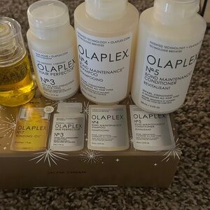 OLAPLEX Hair Care Set - White and Gold